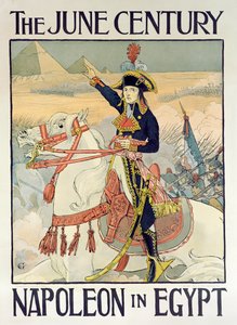 世紀誌のポスター-「エジプトのナポレオン」、1895